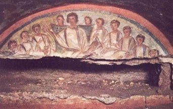 Катакомбы Домитиллы в Риме. Катакомбы Домитиллы в Риме.