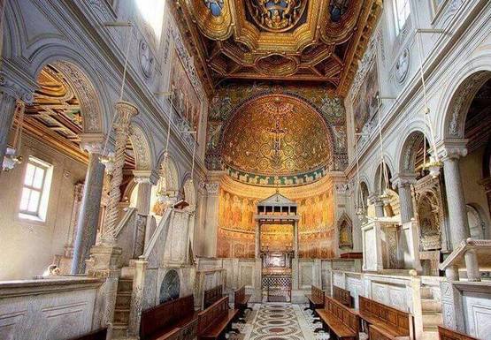Базилика Сан Клементе в Риме с мощами Святых Кирилла и Мефодия.