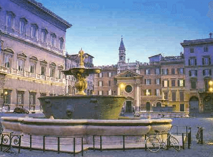 Площадь Фарнезе в Риме.